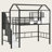 Twin Size Metal Loft Bed with Roof House Design, Integrated Ladder, Full Guardrails & Storage Box, Space-Saving Kids Loft Bed-1035949049