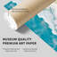 «Beach and Coastal Blue Ocean Shore», reproduction d'art moderne sans cadre-803684331