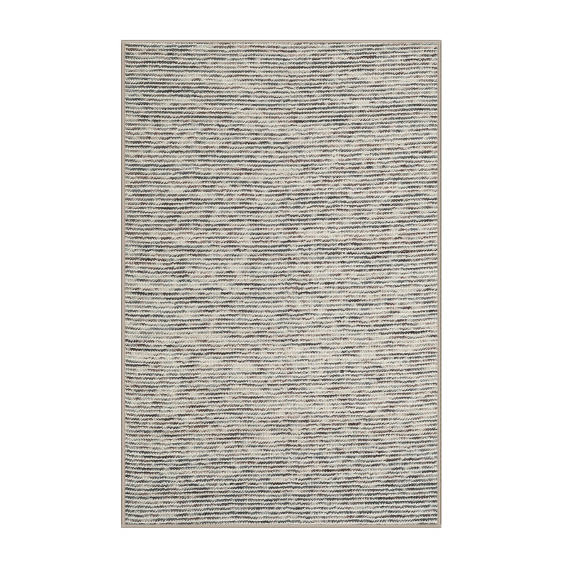 Tapis contemporain gris, Rectangle 2 pi x 3 pi