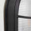Lot de 2 appliques murales extérieures DEL à 1 lumière, verre dépoli noir sablé, culot E26, pour environnements humides (lot de 2)-1126466802