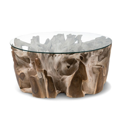Table basse en teck Bleach