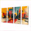 Tiphaine - ensemble d'art sur toile City Toronto-107602047