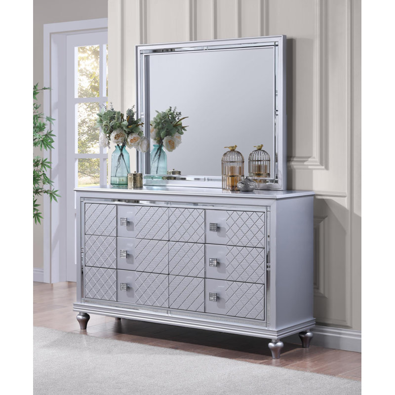 Miroir argenté
