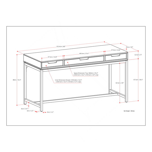 Dimensions du produit