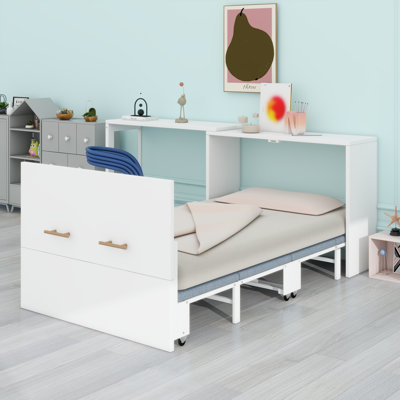 Murphy Cabinet Bed With Adjustable Position Desk
