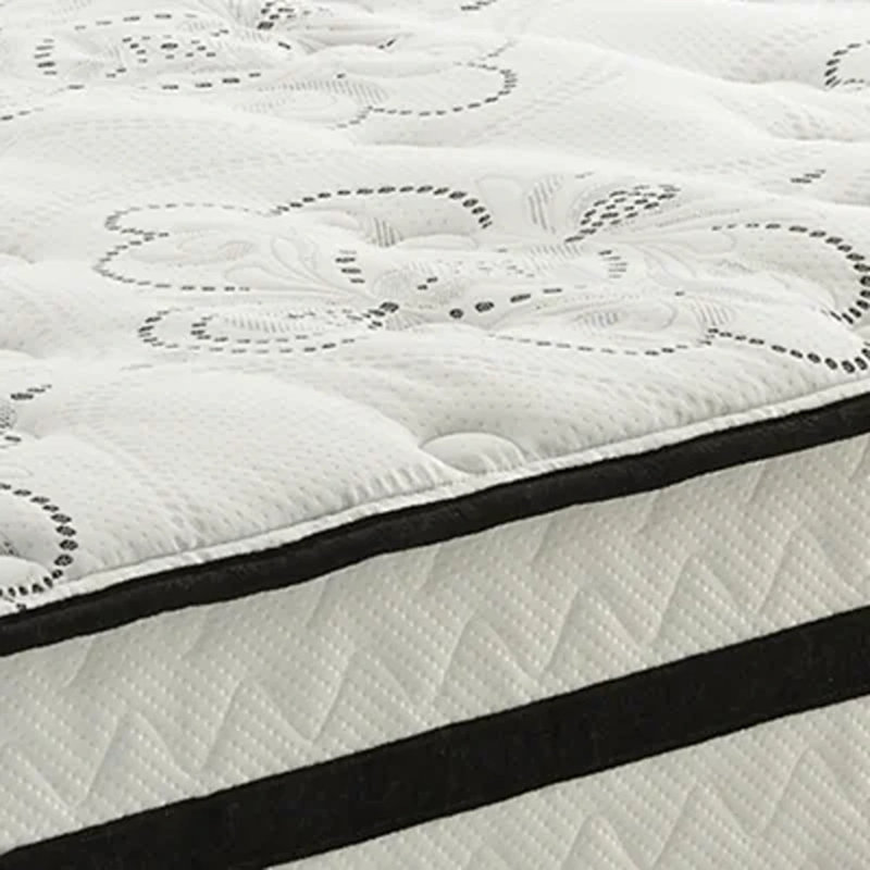 Modern Twin-Size Innerspring Gel Memory Foam Mattress in White