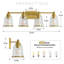 Éclairage de salle de bain à intensité variable pour salle de bain (disponible en quatre tailles)-1092942252-1093202583-1093202600