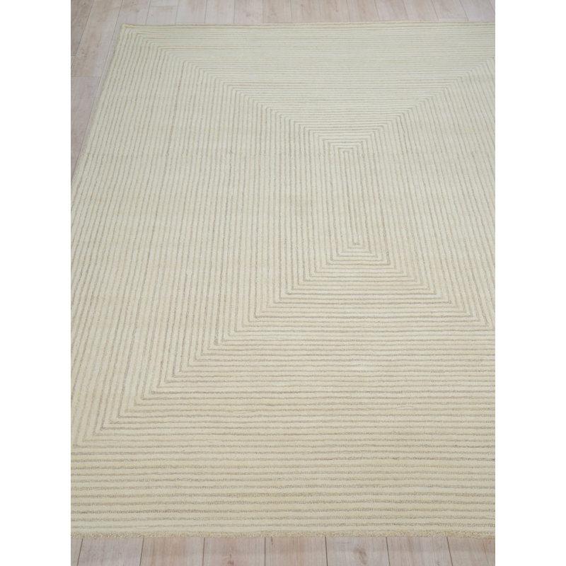 Serenity handloomed PET Beige/Brown Area Rug, Rectangle 12' x 15', Beige/Brown