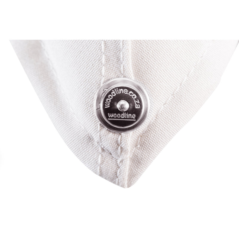 Mistral Square Market Umbrella, CBS + 2" Galvanized Tube, 8'3", Natural