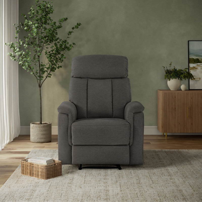 Fauteuil inclinable manuel Irving, gris, Gris