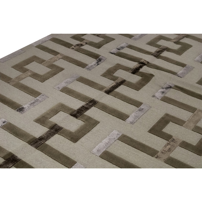 Hand Knotted Area Rug in Cashmere