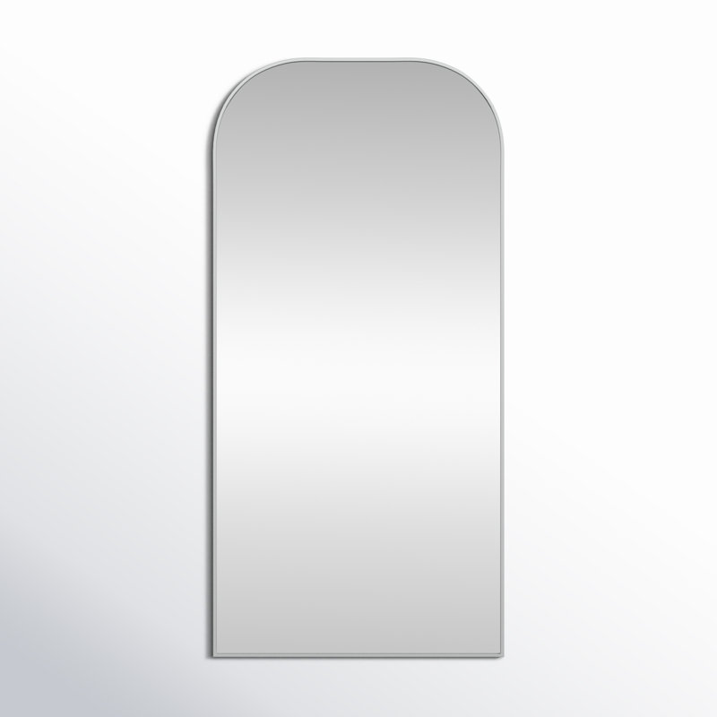 Miroir mural Sabine, 72 po x 35 po, Argent argent