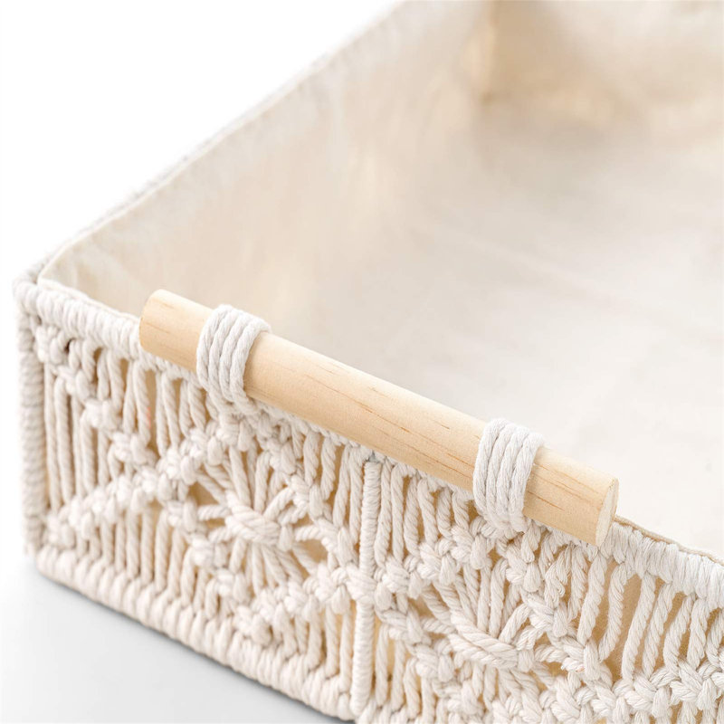 Panier en bois massif