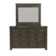Lit à panneaux, commode et miroir Lexee-103534864
