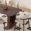 Nouvelle table de salle à manger en bois massif de style chinois-108352926