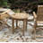 Kordian Round Teak Outdoor Side Table , 23.5'' in. W 23.5'' in. D