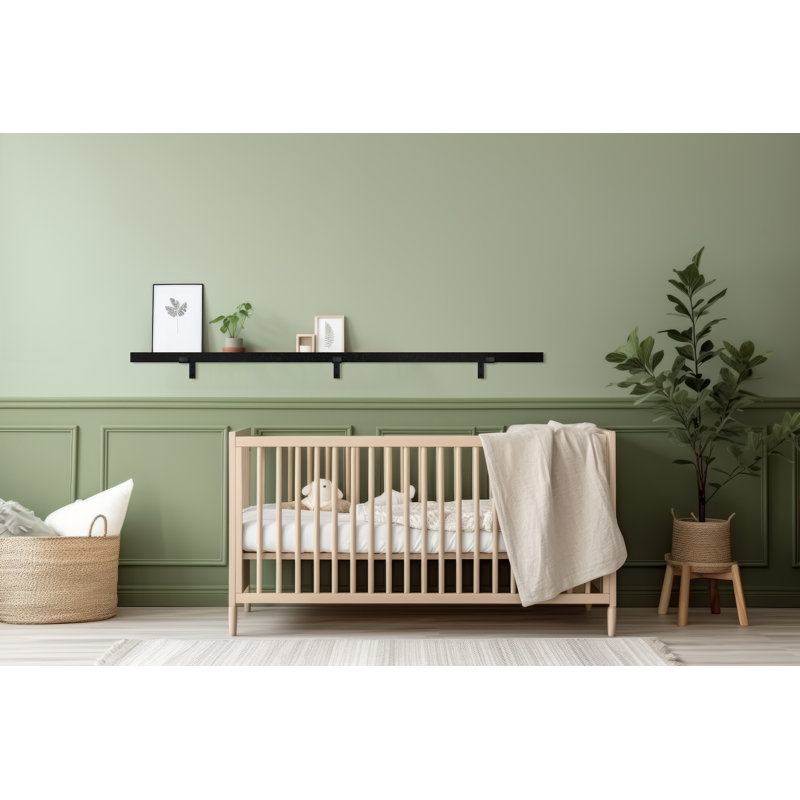 Emerald Lee Poplar Bracket Shelf, 2" H x 60" W x 7" D