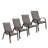 Outdoor Stacking Dining Armchair with Cushions