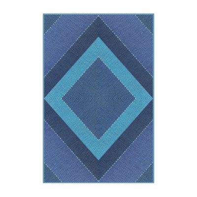 Bleu Tapis décoratif Sabb
