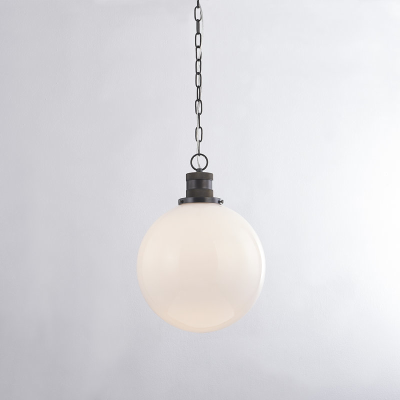 Luminaire suspendu BEVERLY par Zio & Sons, H 19,5 po x l 14 po x P 14 po, Bronze vieilli
