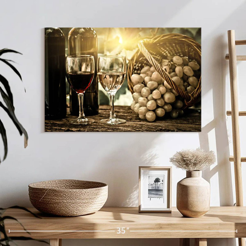 Yarlin Spring Vineyard Wine, 30" H x 45" W
