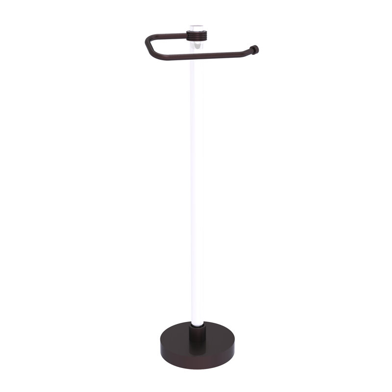 Porte-papier hygiénique sur pied Clearview, Bronze antique