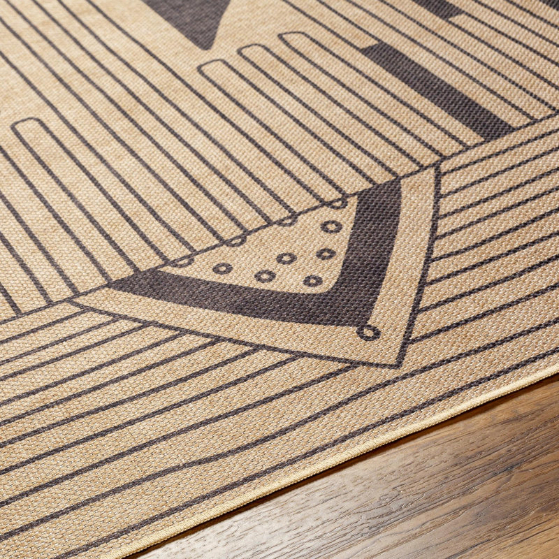 Tapis brun clair Glenda, Rectangle de 5 pi x 8 pi