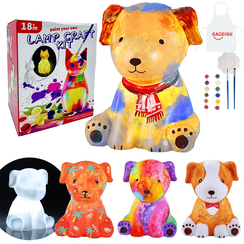 DIY Dog Puppy Night Light Craft Painting Kit