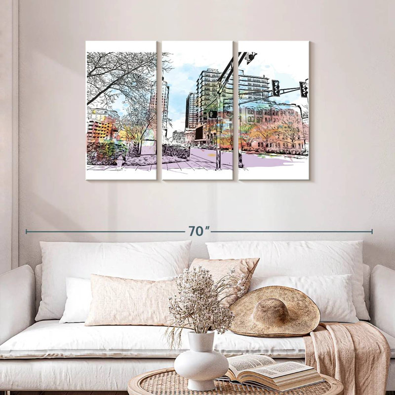 Rorry Fort Wayne Traffic Lights, 28" H x 45" W