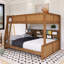 Lit superposé double très grand avec cadre en bois avec tablettes de rangement et ports USB-2094072811-2094072810
