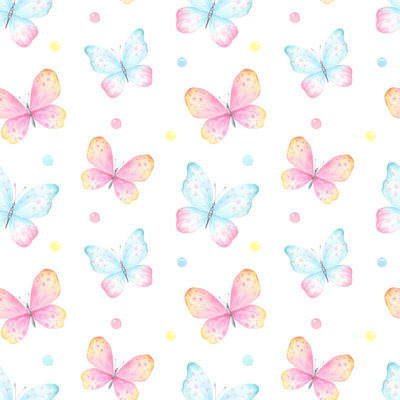 Wyndemere " Butterfly Pattern " Painting Print