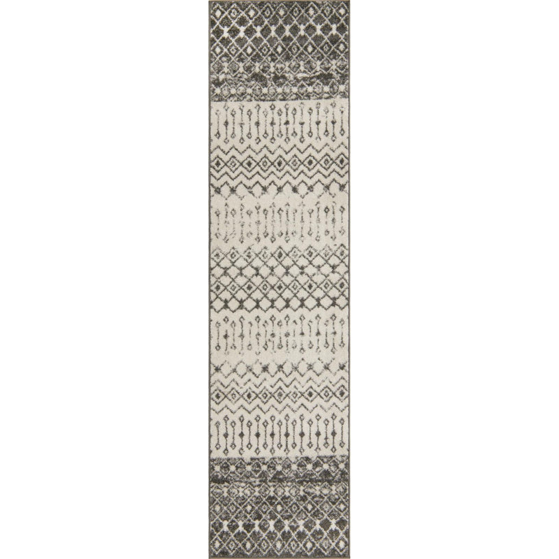 Abstract Indoor Rug, Runner 2'7" x 10'