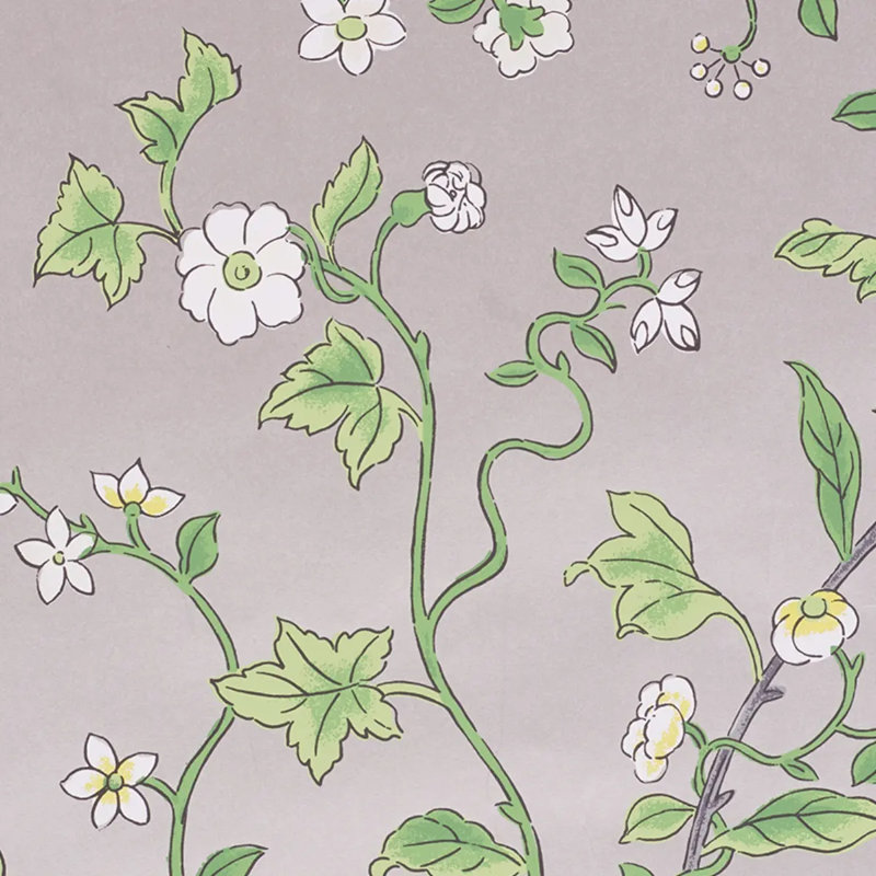 Papier peint Floraison, Citron scintillante