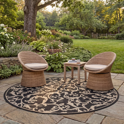 Herefordshire Performance Floral Indoor/Outdoor Area Rug
