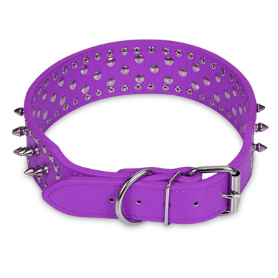 Collier de chien en cuir clouté clouté et réglable pour chien Pitbull