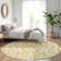 Premium Machine Washable Prisco Gold Rug