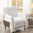 Knitted Blanket with Tassel Trim-100781424