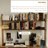 Nut-brown Rectangular Solid Wood Writing desk-793685623-793685624