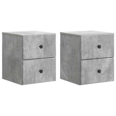 34.5cm W Manufactured Wood Bedside Table