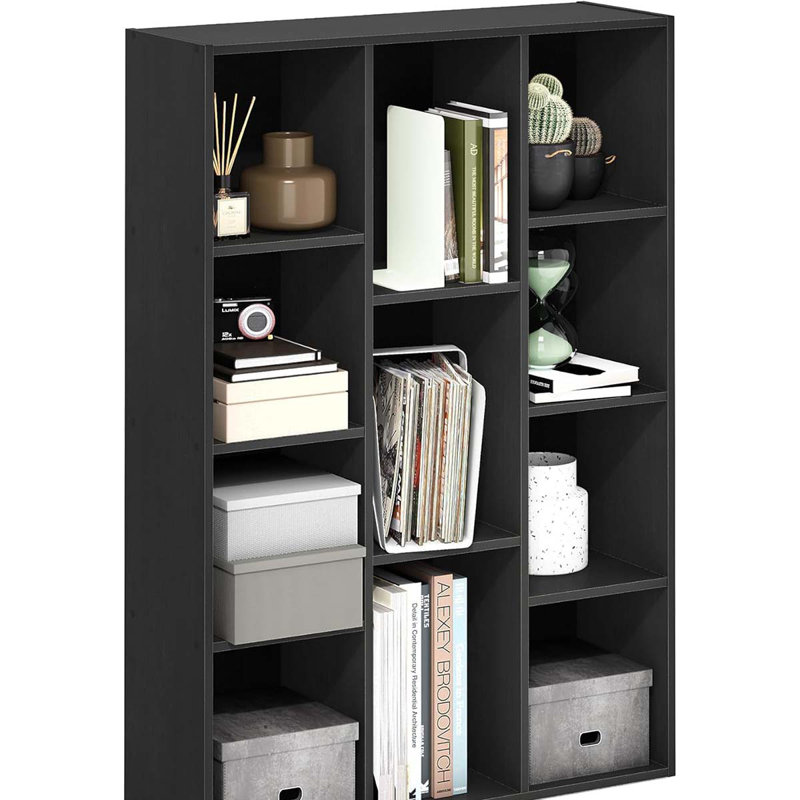 11-Cube Reversible Open Shelf Bookcase,