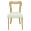 Ensemble de 2 chaises de salle à manger sans accoudoirs (frêne clair et beige)-1787215995-1787215993