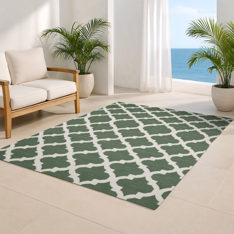 Tapis vert intérieur et extérieur Trellis, Rectangulaire 2 pi x 3 pi