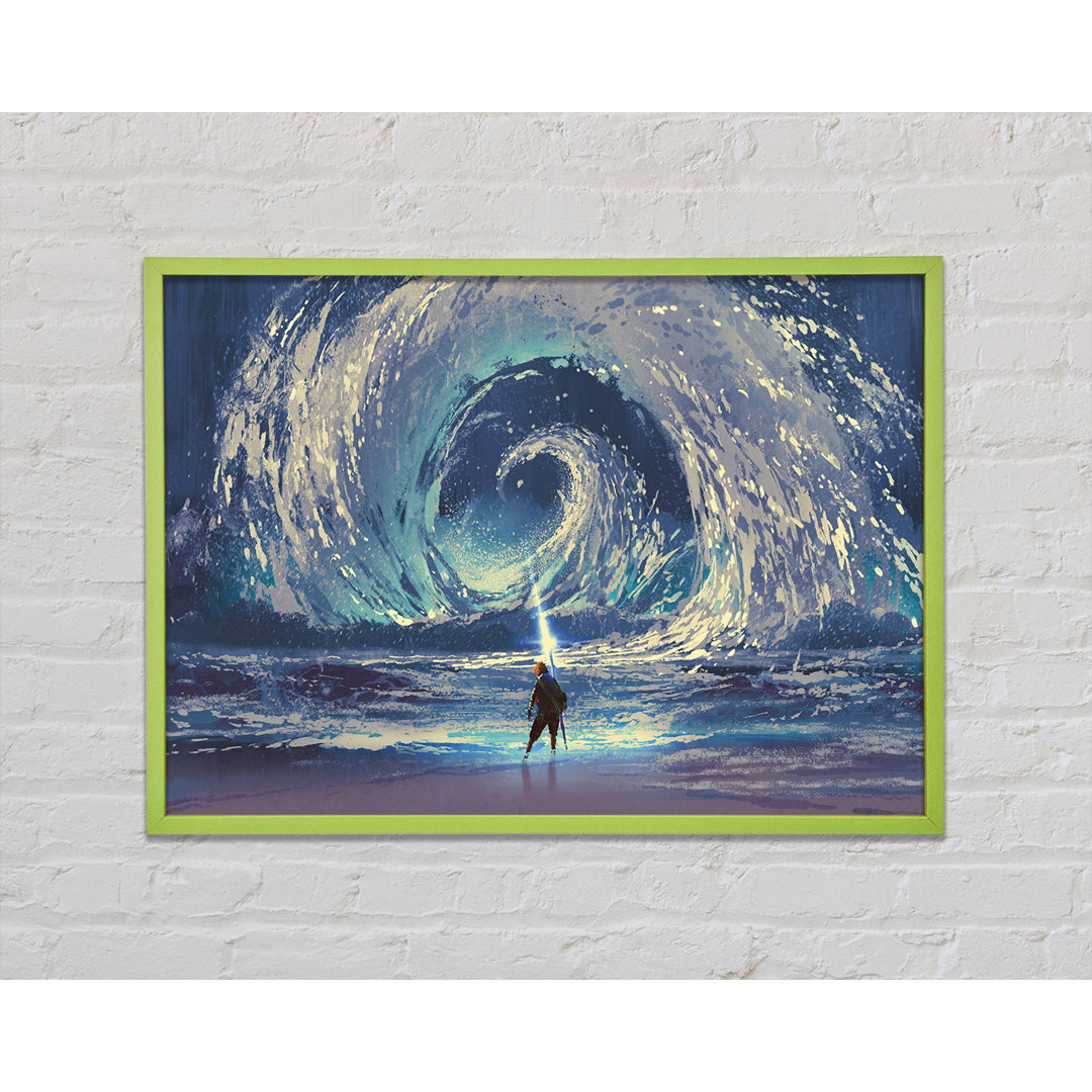 Cantrece Swirl of Ocean Powers - Einzelner Bilderrahmen Kunstdrucke