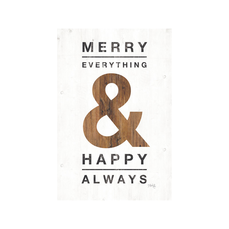 Happy Always by Marla Rae - Wrapped Canvas Print, 101.6 cm H x 66.04 cm W x 1.91 cm D