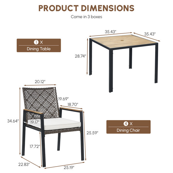 Dimensions du produit