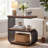C-Shaped Side Table, 3-Tier Narrow End Table For Living Room-119409560-123293046