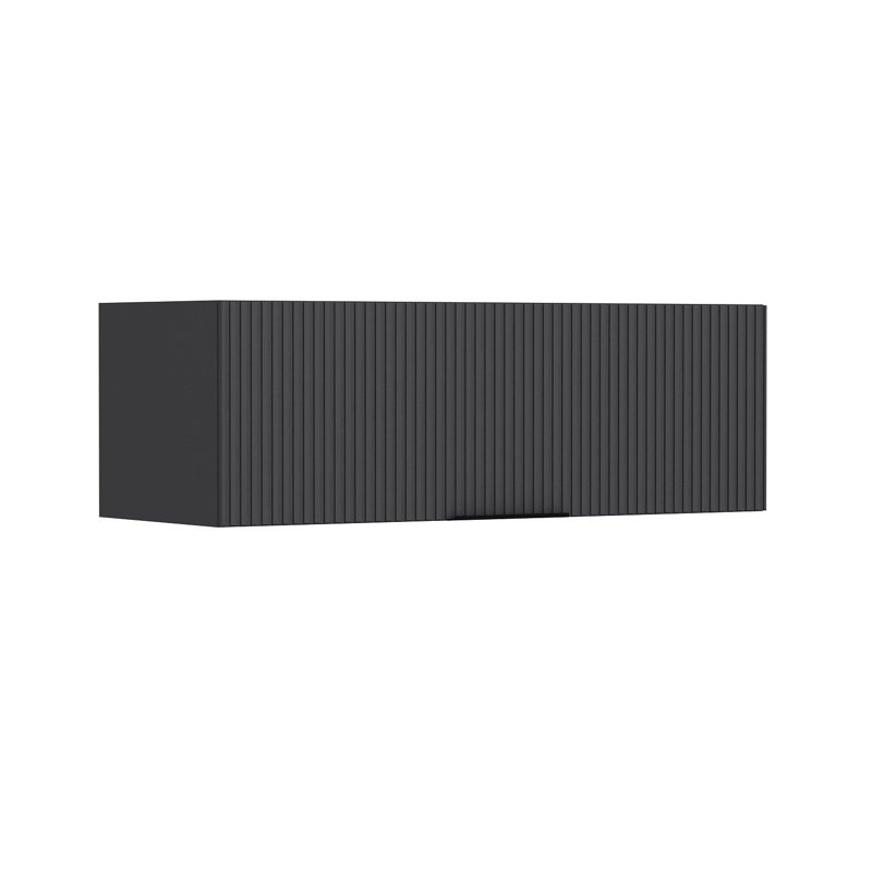 Minerva Rectangle Accent Cabinet, Anthracite