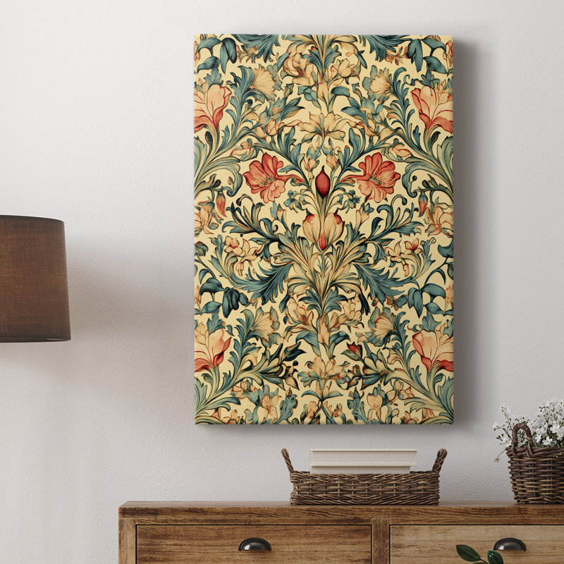 Série DMCXCI de la série WG-MRRIS - Toile tendue avec châssis de qualité supérieure - Prêt à être accroché, H 27 po x l 18 po