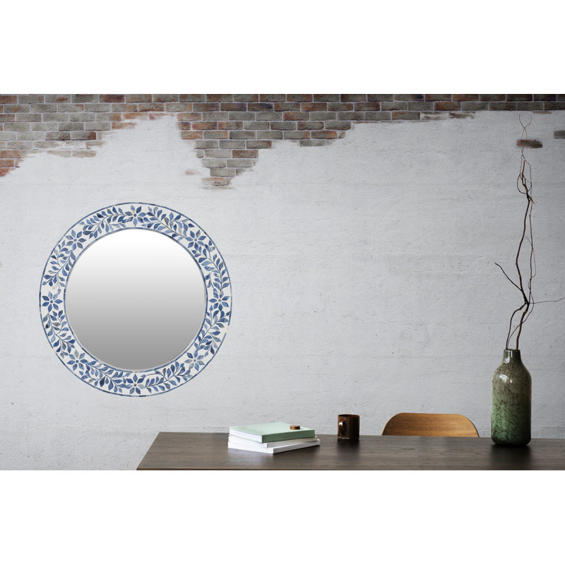 Franziskus Bone Flat Mirror, 26" x  26"
