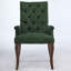 Chaise de salle à manger rembourrée en tissu de chenille-1892442255-1892442254